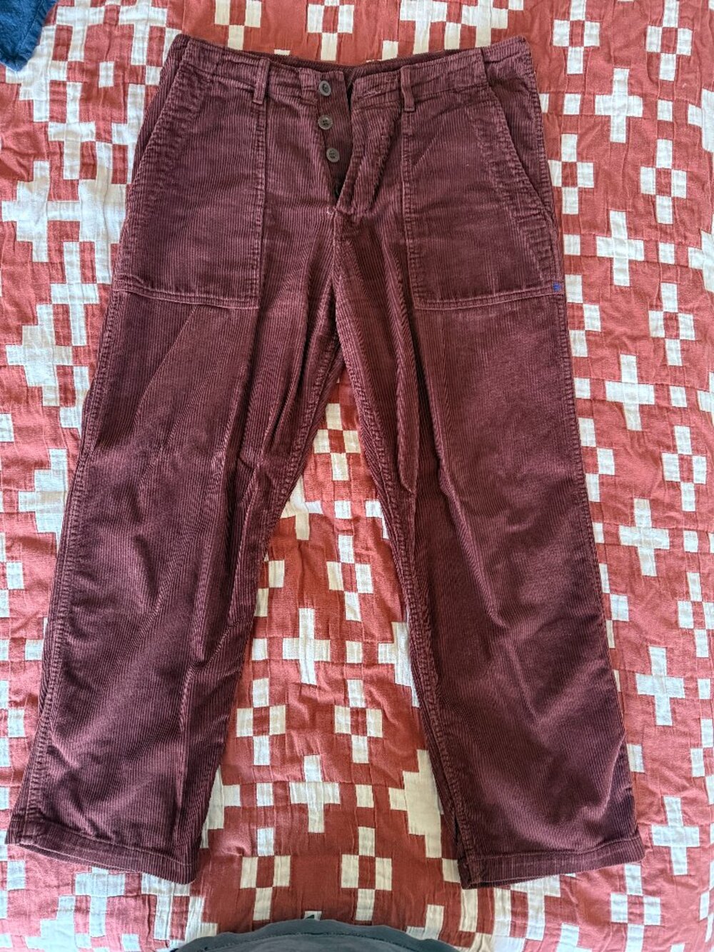 imogene + willie blake military trouser in cord